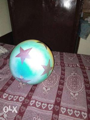 Teal And White Bowling Ball