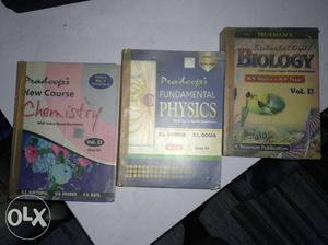 Three Subject books for 12th Preparation