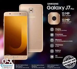 Underwarrantty Samsung J7 Max Golden Colour In