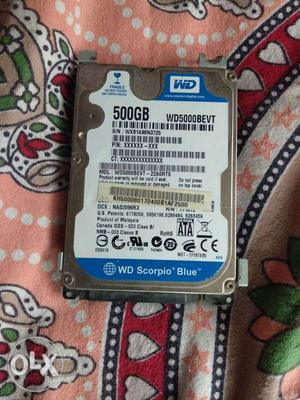 Wd 500 gb Sata laptop hard drive