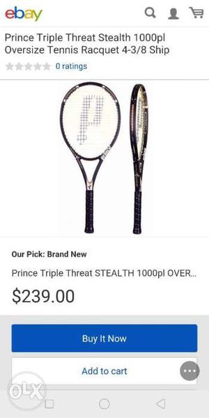  original price prince triple threat tennis