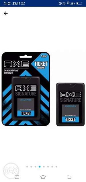 Axe ticket perfume