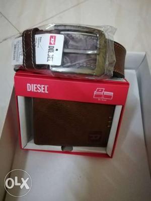 Brand New Diesel combo wallet and Belt 100
