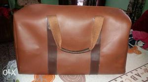 Brand new Pure leather Duffle Bag. Available