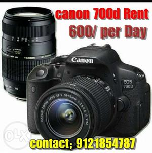 Canon 700 D rent
