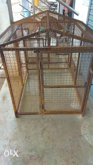 Dog cage new condition 50 kg 3 by 4 length
