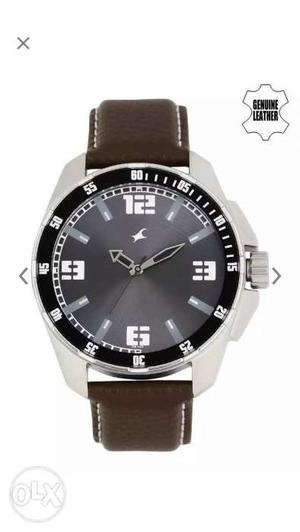 Fastrack mens grey dial watch