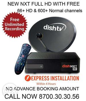 Hd NXT Dish TV NEW Offer only 