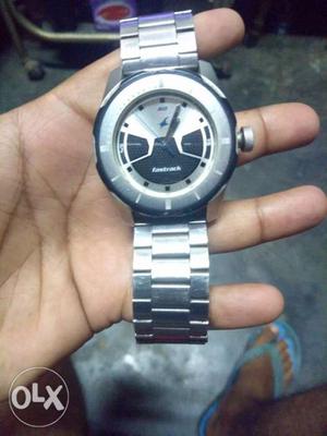 Its a fastrack watch stainless, water resistance