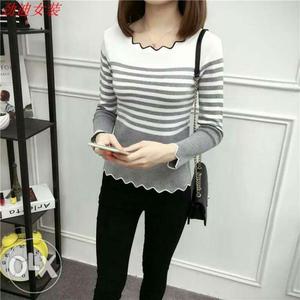 Knitted tops for girls