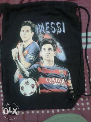 Lionel Messi Graphic Drawstring Backpack