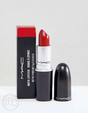 MAC ruby woo lipstick with packing used only once