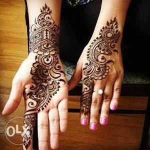 Mehandi designing for all occations.  per