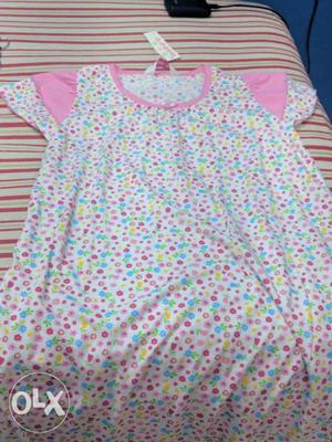 New girls night wear frock