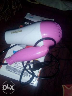 Nova hair dryer in new condition ak br b use ni
