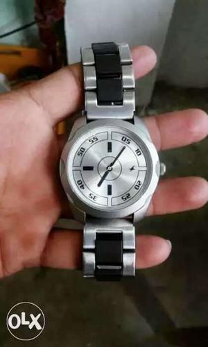Original silver and black fastrack watch