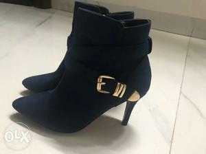 Pair Of Navy Blue boots