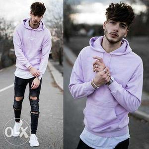 Pink hoodie "for men" #Stylish_&_latest