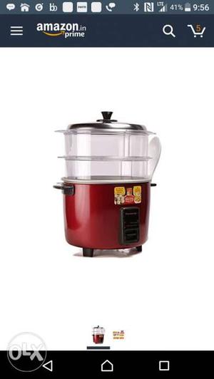 Red And Gray Power Juicer