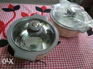 Round Stainless Steel Cooking Pot