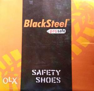Safety Shoes BlackSteel Shoe Box