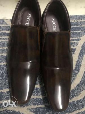 Unused brown formal shoes...comfortable and