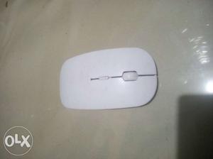 White And Gray Wireless Mouse