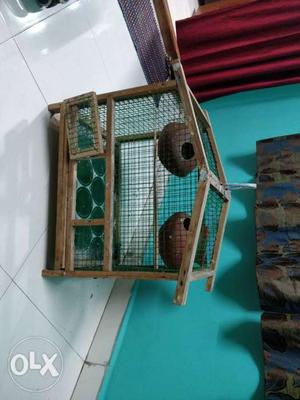 Wooden Bird cage for sa