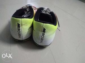 2 month used Nike mercurial boot size 10