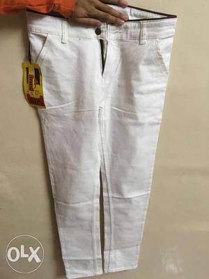 Men’s White and black jeans for 