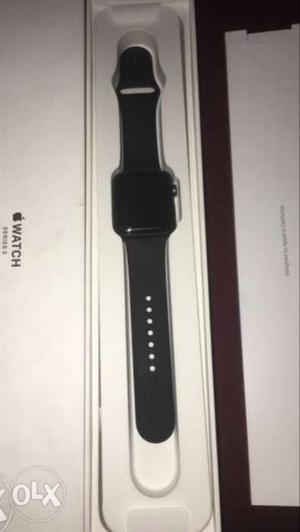 New APPLE WATCH SERIES 3. 42 mm. Black colour.