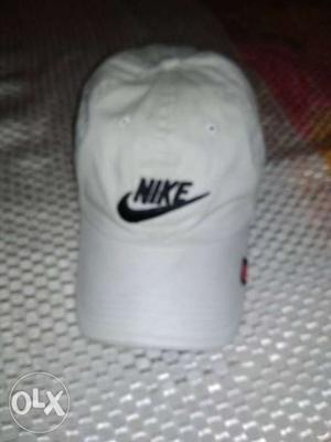 White And Black Nike Cap