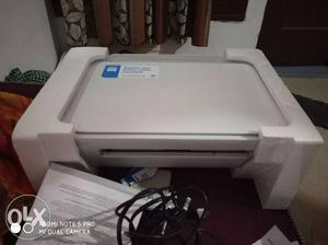 White HP Multi-function Printer