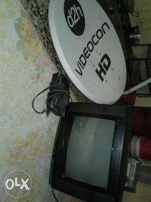 14 inch sansui color Tv with d2h 2 years old