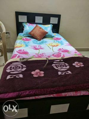 3*6 Bed +Mattress used only for 3 months