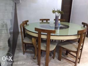 8 Seater Dinning Table Made Out Of Sagwaan
