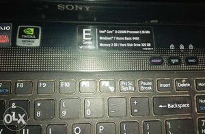 A sony vieo laptop in excellent condition O/S