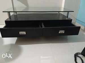 Black And White TV Stand