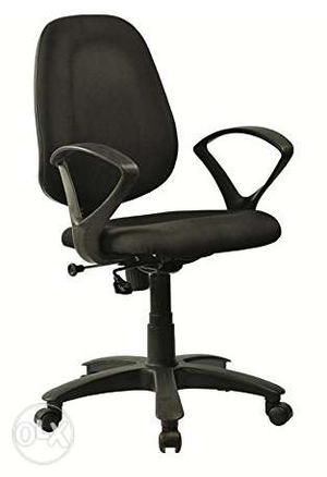 Black Rolling Office Chair by THE CHAIRMAN