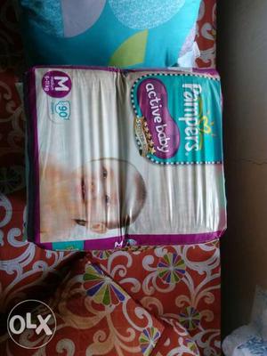 Brand new Diaper pack; size M(6-11kg); pack of 90