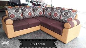 Brand new two by two corner sofa set