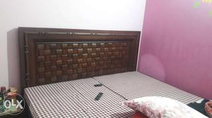 Double bed pure wood material only 1 year old only bed