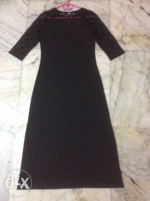 Full Frock with Black matte colour...Size - M