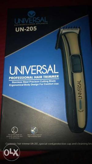 Gray And Black Universal Hair Trimmer Box