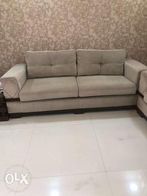 Gray Fabric 3+2 seat Sofa