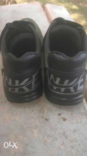 Green And Black Sports Shoes. Size Only 6. Very