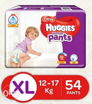 Huggies Pants Diaper XL size - 54 pieces Packed
