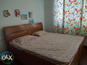 King Size Double Bed with Mattress (one month old)