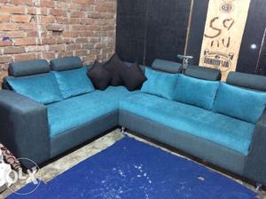 New L sofa 6 seater  with 2 years waaranty