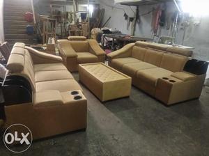 New style 7 seater sofa with table